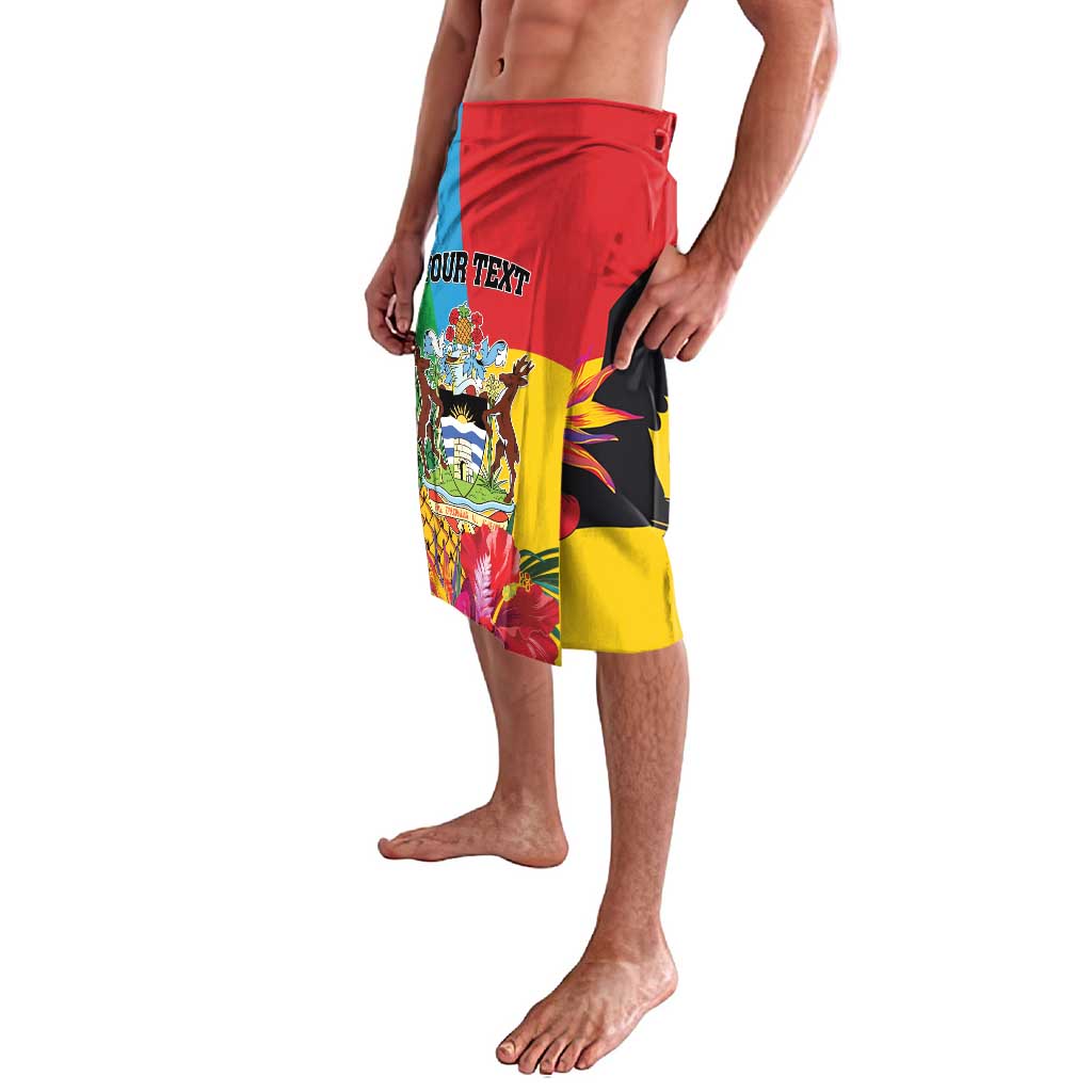 Personalised Barbuda Lavalava Frigate Bird Tropical Style - Wonder Print Shop