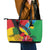 Barbuda Leather Tote Bag Frigate Bird Tropical Style