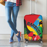 Barbuda Luggage Cover Frigate Bird Tropical Style - Wonder Print Shop