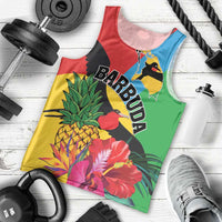 Personalised Barbuda Men Tank Top Frigate Bird Tropical Style - Wonder Print Shop