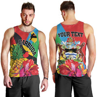 Personalised Barbuda Men Tank Top Frigate Bird Tropical Style - Wonder Print Shop