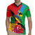 Personalised Barbuda Rugby Jersey Frigate Bird Tropical Style - Wonder Print Shop