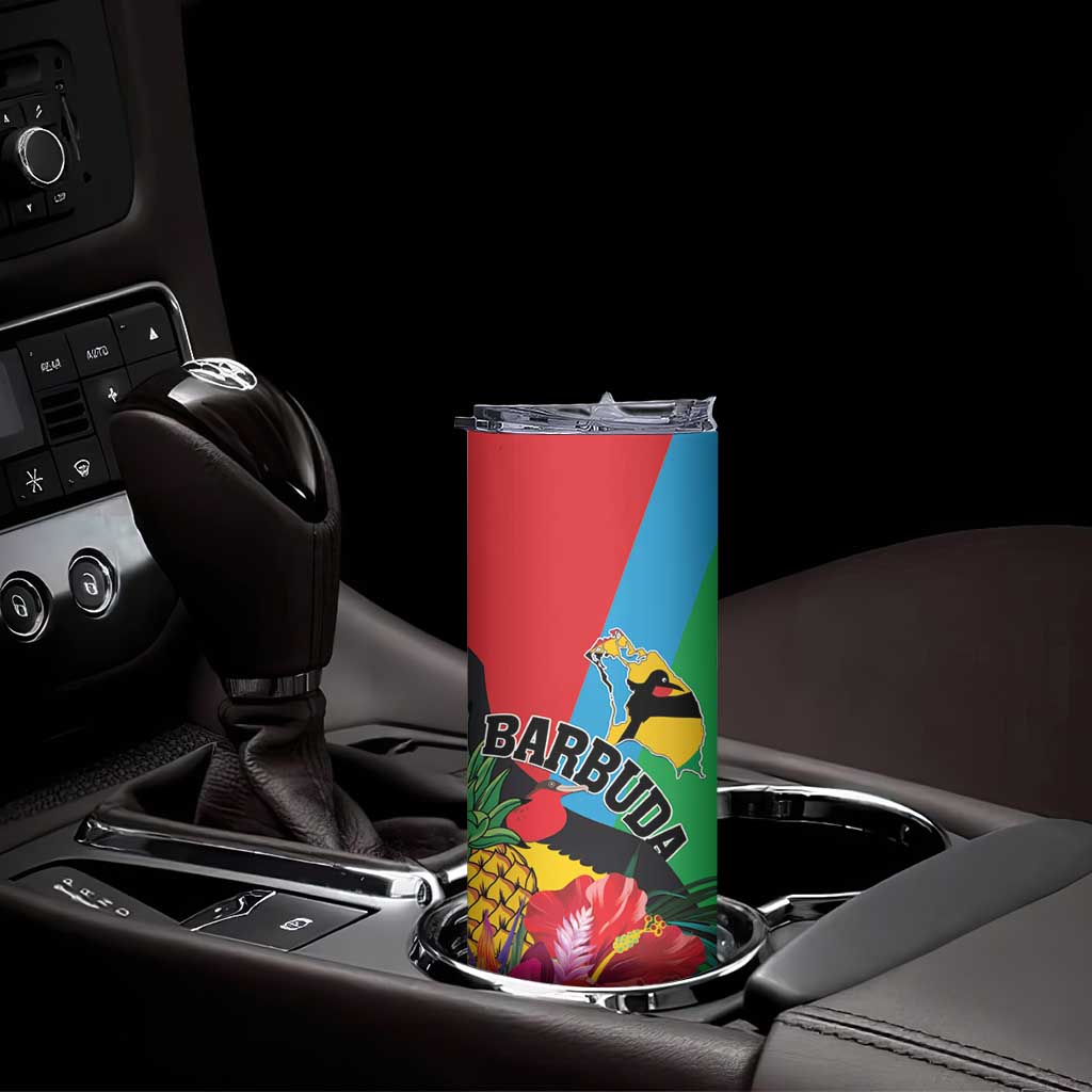 Personalised Barbuda Skinny Tumbler Frigate Bird Tropical Style - Wonder Print Shop