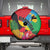 Barbuda Spare Tire Cover Frigate Bird Tropical Style - Wonder Print Shop