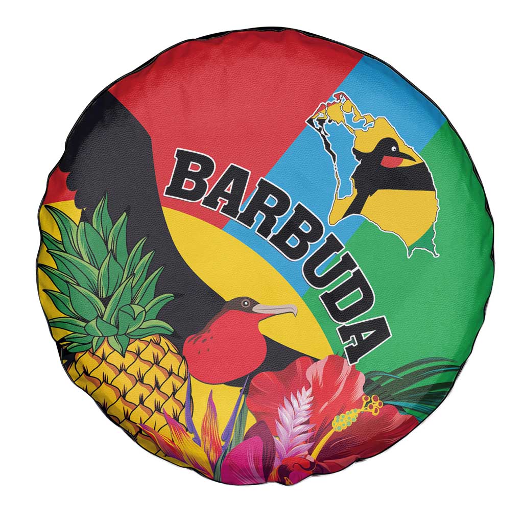 Barbuda Spare Tire Cover Frigate Bird Tropical Style - Wonder Print Shop