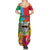 Personalised Barbuda Summer Maxi Dress Frigate Bird Tropical Style - Wonder Print Shop