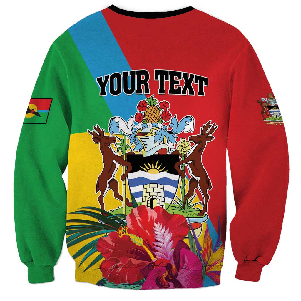 Personalised Barbuda Sweatshirt Frigate Bird Tropical Style - Wonder Print Shop