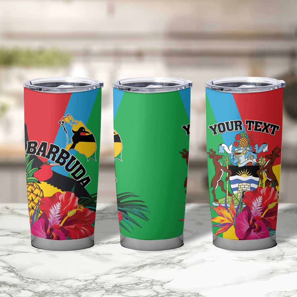 Personalised Barbuda Tumbler Cup Frigate Bird Tropical Style - Wonder Print Shop