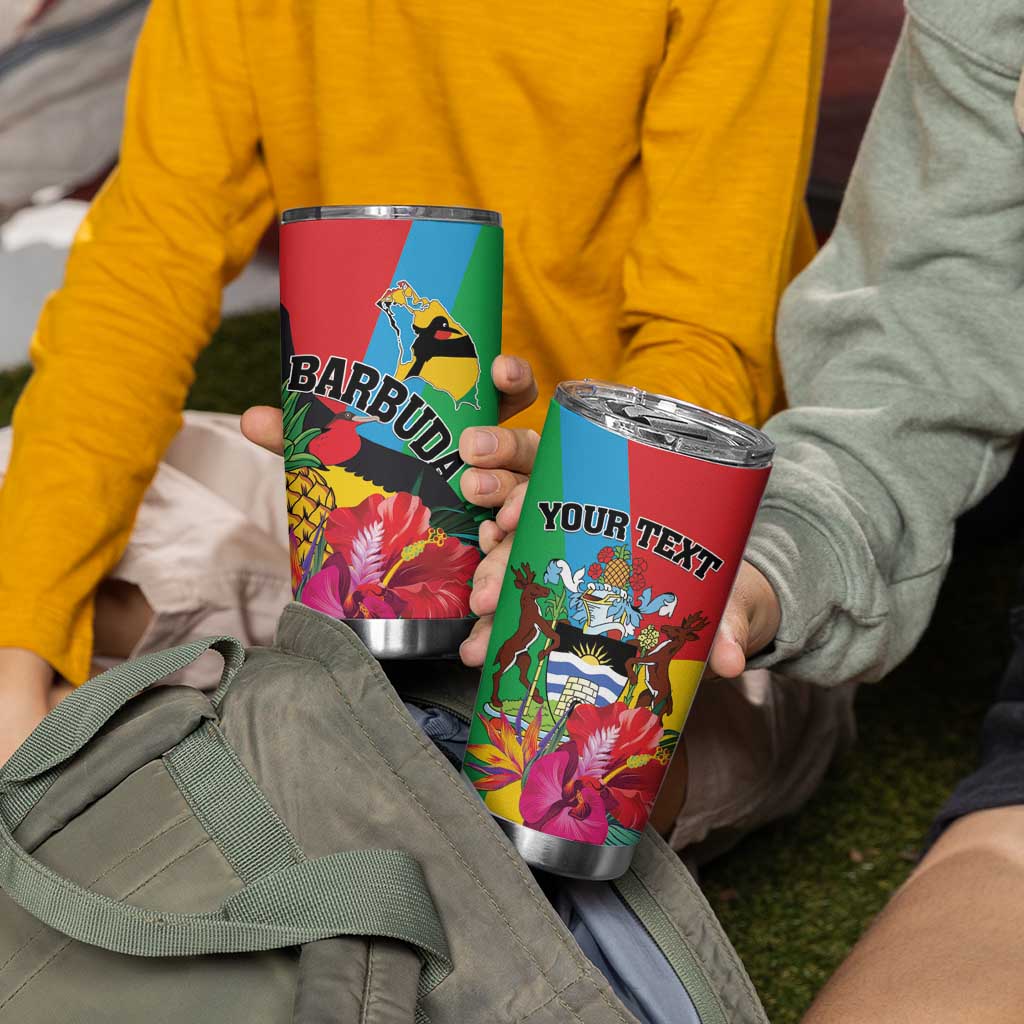 Personalised Barbuda Tumbler Cup Frigate Bird Tropical Style - Wonder Print Shop