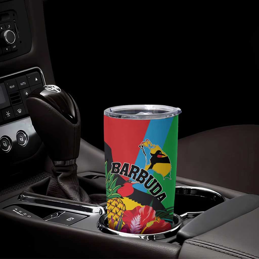 Personalised Barbuda Tumbler Cup Frigate Bird Tropical Style - Wonder Print Shop
