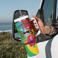 Personalised Barbuda Tumbler With Handle Frigate Bird Tropical Style - Wonder Print Shop