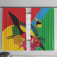 Barbuda Window Curtain Frigate Bird Tropical Style - Wonder Print Shop