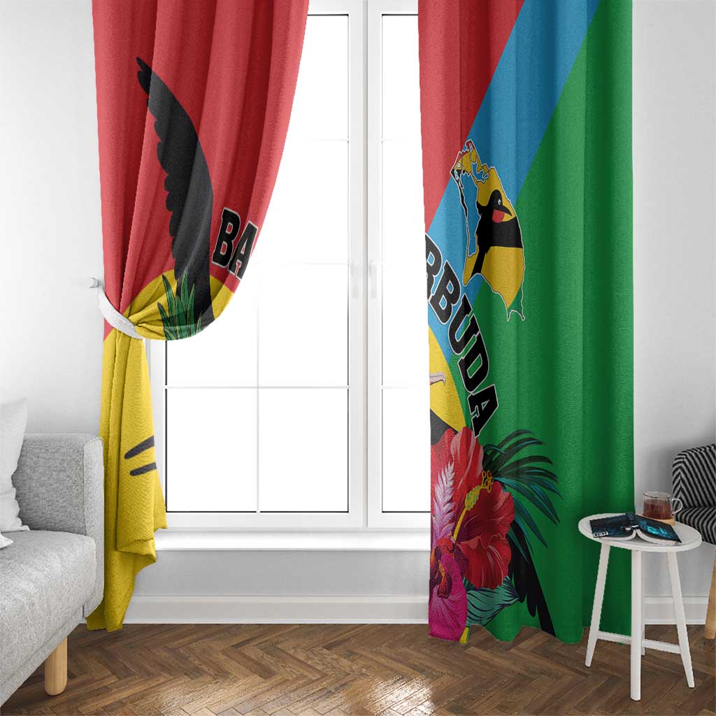 Barbuda Window Curtain Frigate Bird Tropical Style - Wonder Print Shop