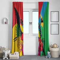 Barbuda Window Curtain Frigate Bird Tropical Style - Wonder Print Shop