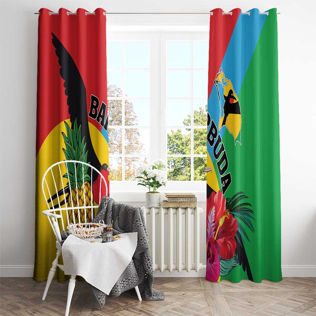 Barbuda Window Curtain Frigate Bird Tropical Style - Wonder Print Shop