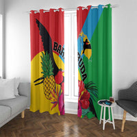 Barbuda Window Curtain Frigate Bird Tropical Style - Wonder Print Shop