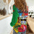 Personalised Barbuda Women Casual Shirt Frigate Bird Tropical Style - Wonder Print Shop