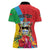 Personalised Barbuda Women Polo Shirt Frigate Bird Tropical Style - Wonder Print Shop