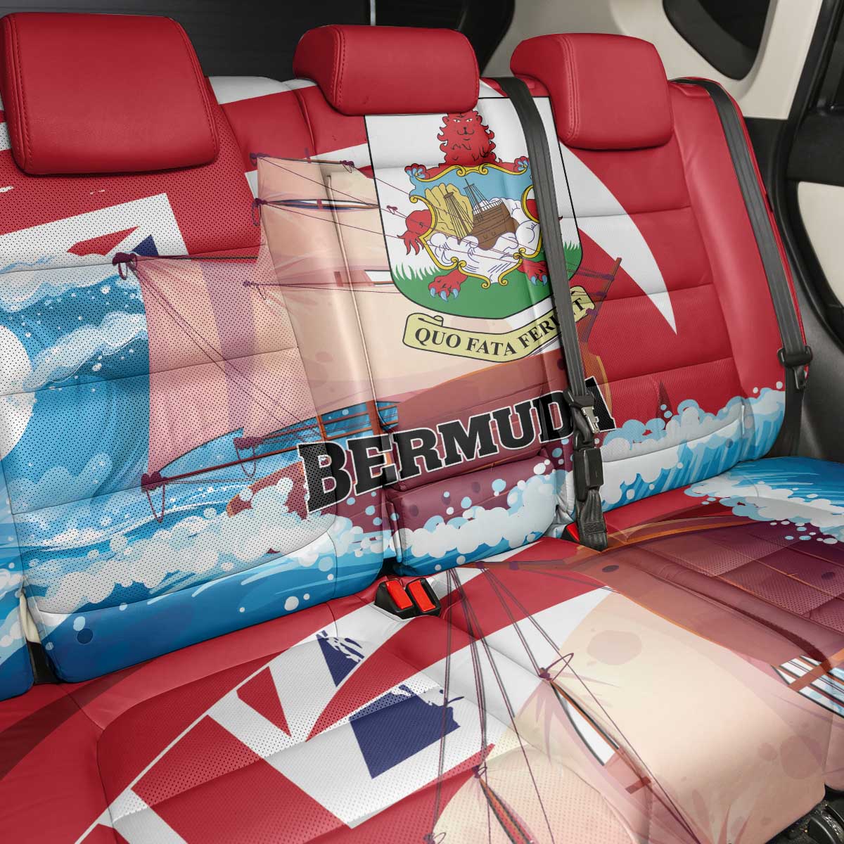 Bermuda Back Car Seat Cover Quo Fata Ferunt