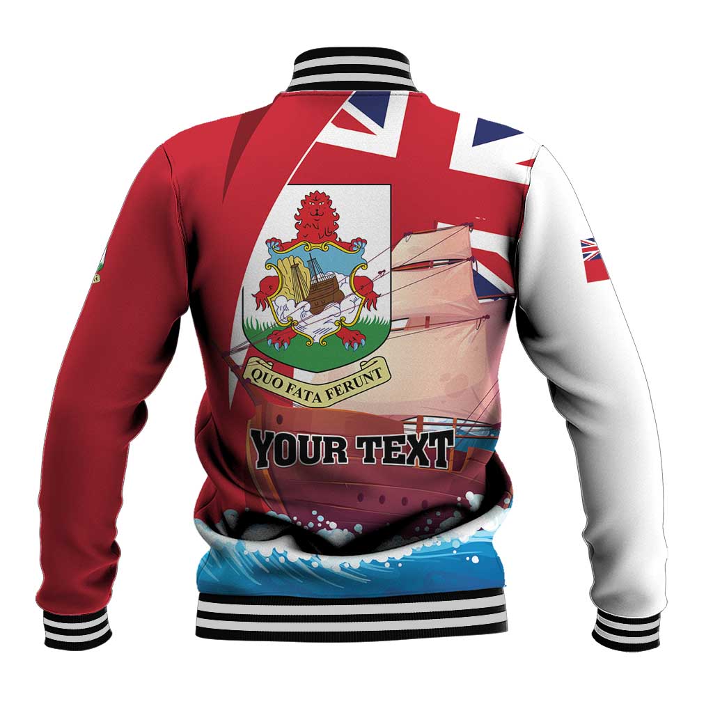Personalised Bermuda Baseball Jacket Quo Fata Ferunt