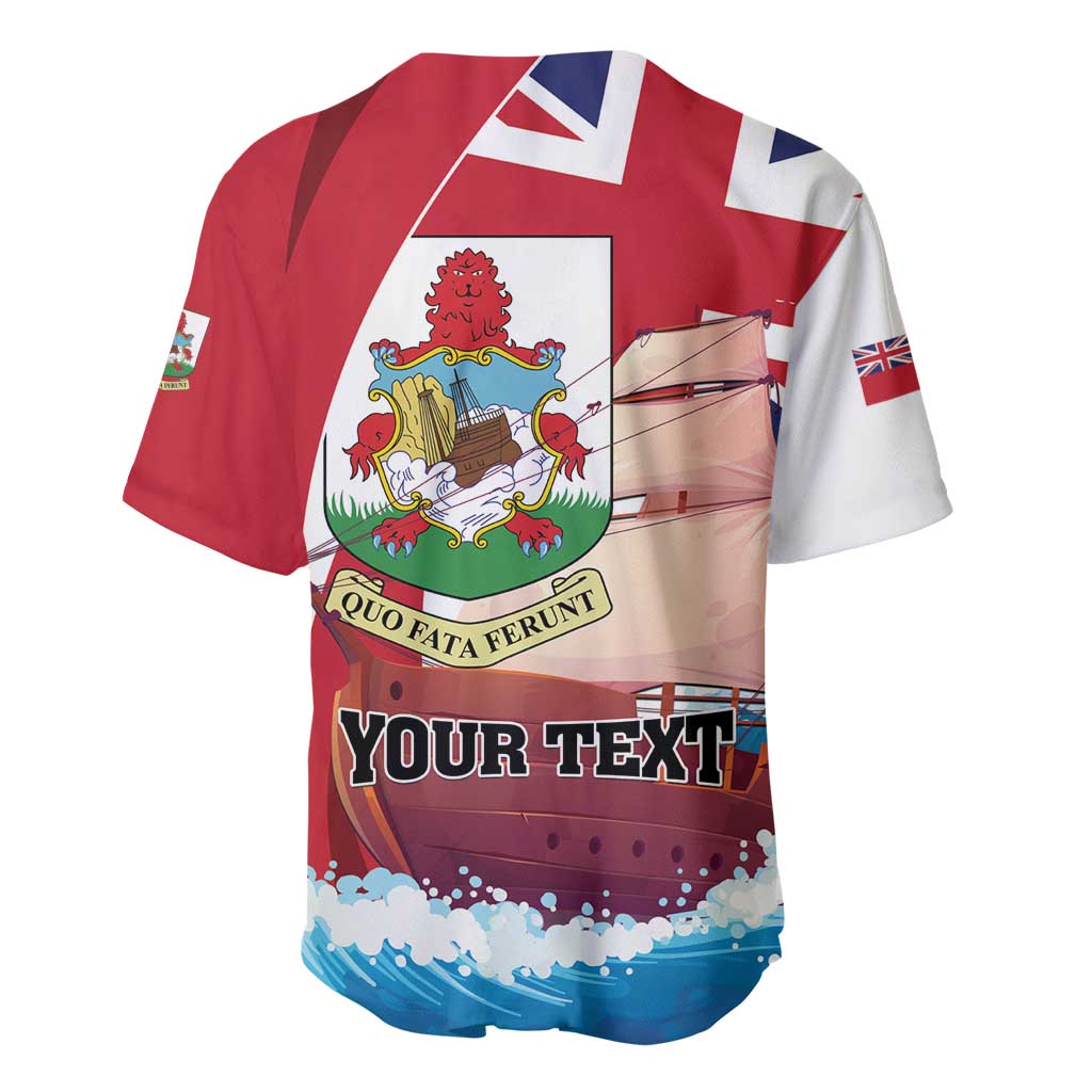 Personalised Bermuda Baseball Jersey Quo Fata Ferunt