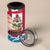 Personalised Bermuda 4 in 1 Can Cooler Tumbler Quo Fata Ferunt