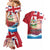 Personalised Bermuda Couples Matching Mermaid Dress and Hawaiian Shirt Quo Fata Ferunt
