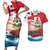Personalised Bermuda Couples Matching Short Sleeve Bodycon Dress and Hawaiian Shirt Quo Fata Ferunt