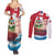 Personalised Bermuda Couples Matching Summer Maxi Dress and Long Sleeve Button Shirt Quo Fata Ferunt