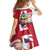 Personalised Bermuda Family Matching Off The Shoulder Long Sleeve Dress and Hawaiian Shirt Quo Fata Ferunt