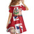 Personalised Bermuda Family Matching Off Shoulder Maxi Dress and Hawaiian Shirt Quo Fata Ferunt - Wonder Print Shop