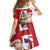 Personalised Bermuda Family Matching Off Shoulder Short Dress and Hawaiian Shirt Quo Fata Ferunt - Wonder Print Shop
