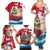 Personalised Bermuda Family Matching Summer Maxi Dress and Hawaiian Shirt Quo Fata Ferunt - Wonder Print Shop