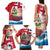Personalised Bermuda Family Matching Tank Maxi Dress and Hawaiian Shirt Quo Fata Ferunt - Wonder Print Shop