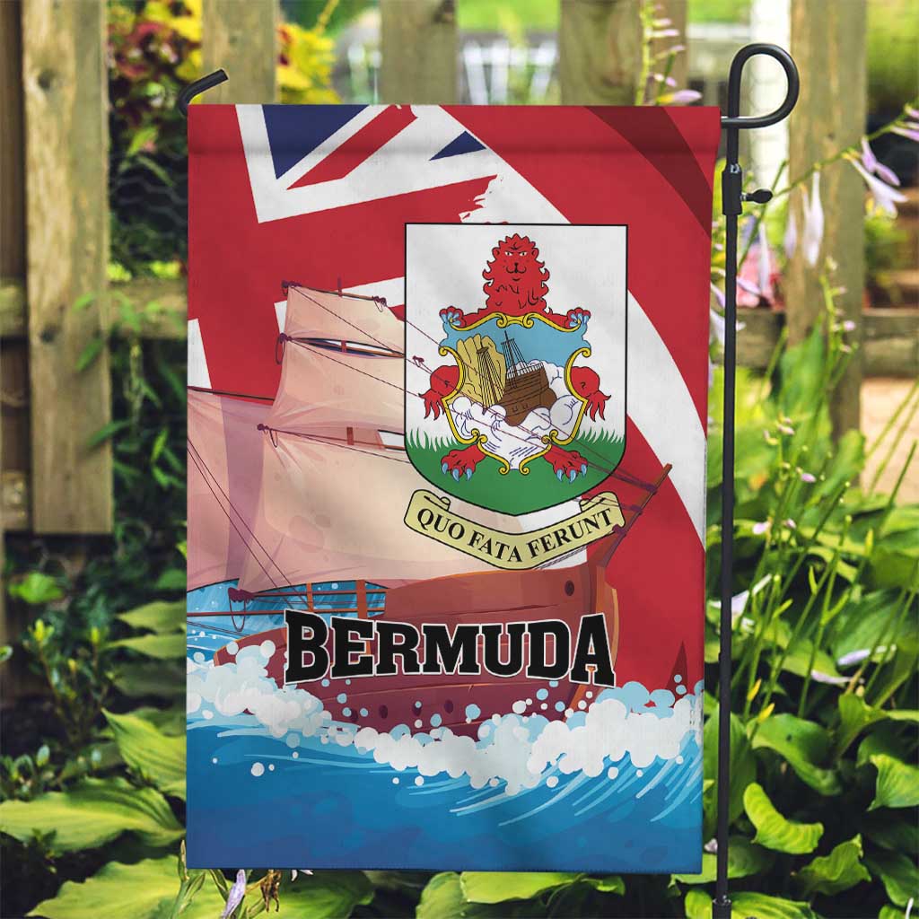 Bermuda Garden Flag Quo Fata Ferunt - Wonder Print Shop
