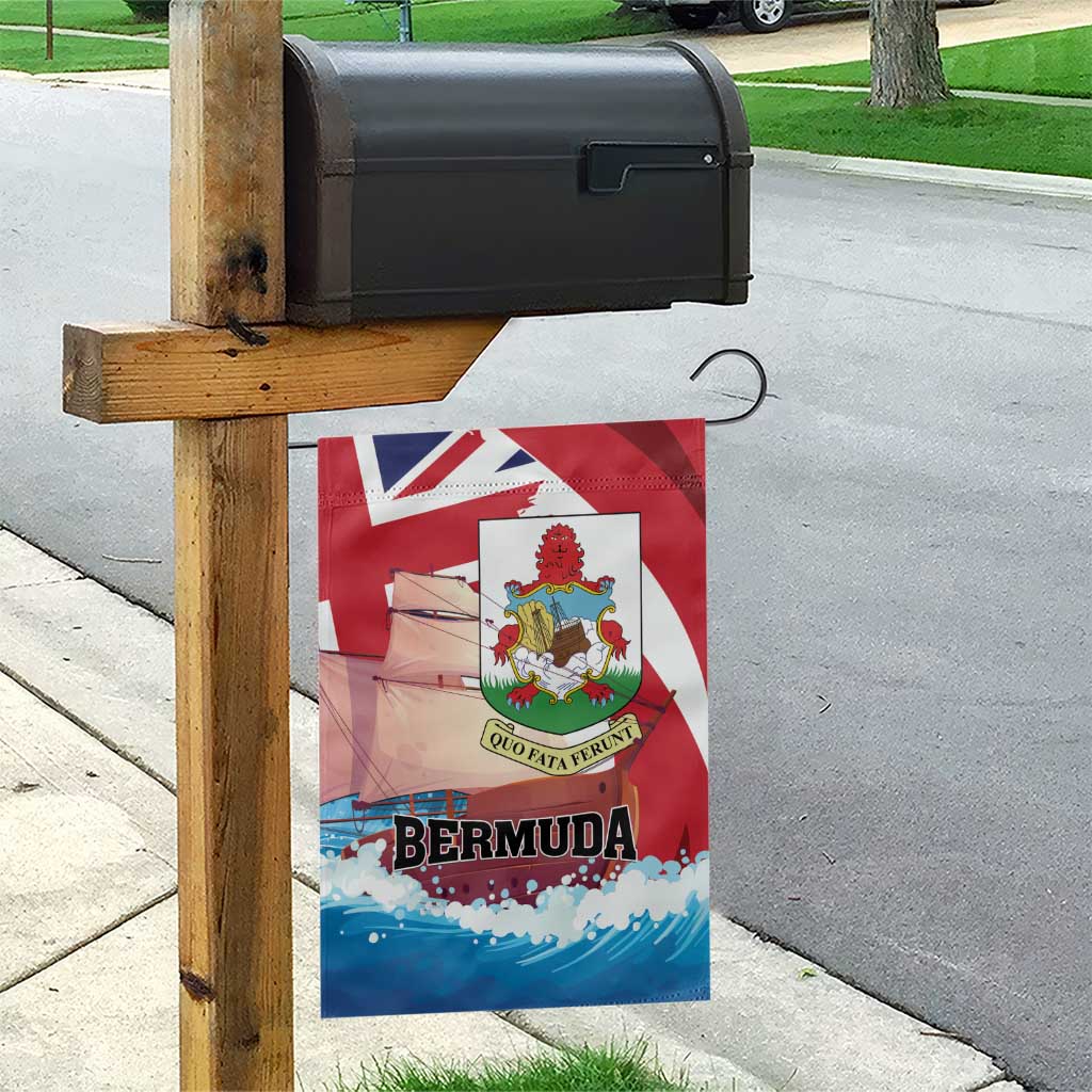 Bermuda Garden Flag Quo Fata Ferunt - Wonder Print Shop