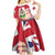 Personalised Bermuda Kid Short Sleeve Dress Quo Fata Ferunt - Wonder Print Shop