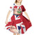 Personalised Bermuda Kid Short Sleeve Dress Quo Fata Ferunt - Wonder Print Shop