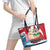 Bermuda Leather Tote Bag Quo Fata Ferunt