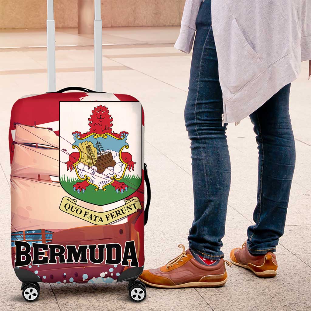 Bermuda Luggage Cover Quo Fata Ferunt - Wonder Print Shop