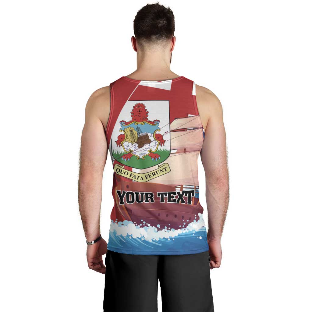 Personalised Bermuda Men Tank Top Quo Fata Ferunt - Wonder Print Shop