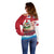 Personalised Bermuda Off Shoulder Sweater Quo Fata Ferunt - Wonder Print Shop