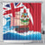 Bermuda Shower Curtain Quo Fata Ferunt - Wonder Print Shop