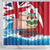 Bermuda Shower Curtain Quo Fata Ferunt - Wonder Print Shop