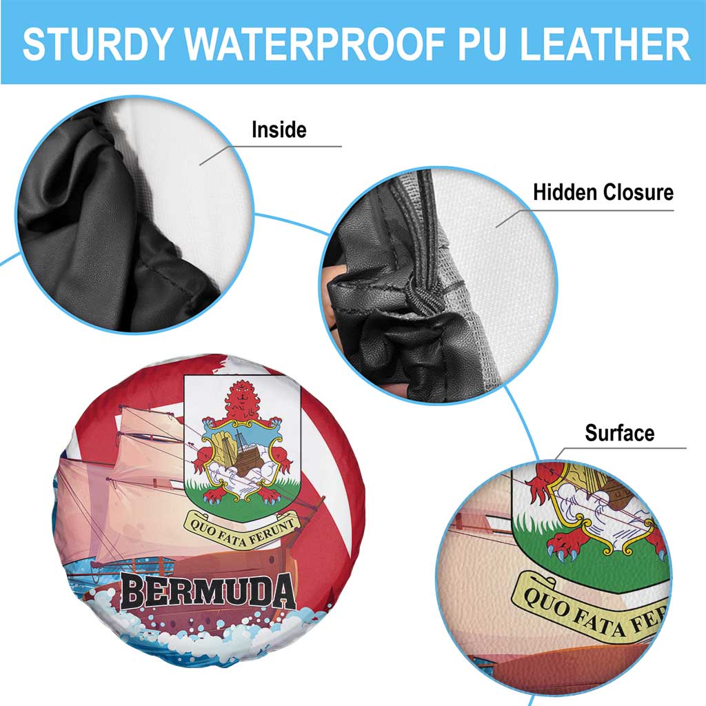 Bermuda Spare Tire Cover Quo Fata Ferunt - Wonder Print Shop
