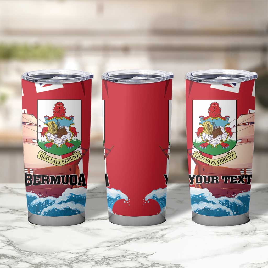 Personalised Bermuda Tumbler Cup Quo Fata Ferunt - Wonder Print Shop