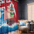 Bermuda Window Curtain Quo Fata Ferunt - Wonder Print Shop