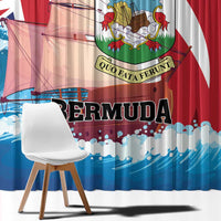 Bermuda Window Curtain Quo Fata Ferunt - Wonder Print Shop