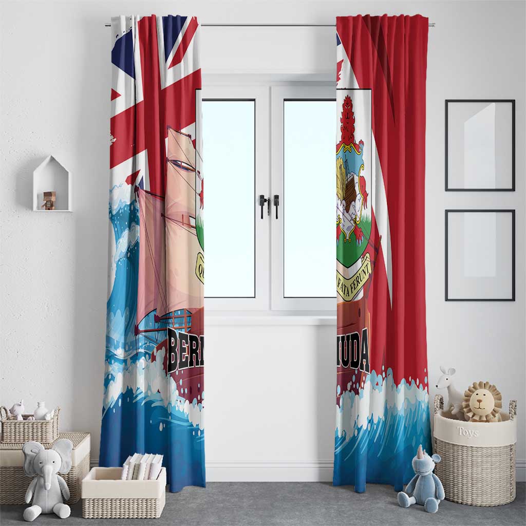 Bermuda Window Curtain Quo Fata Ferunt - Wonder Print Shop
