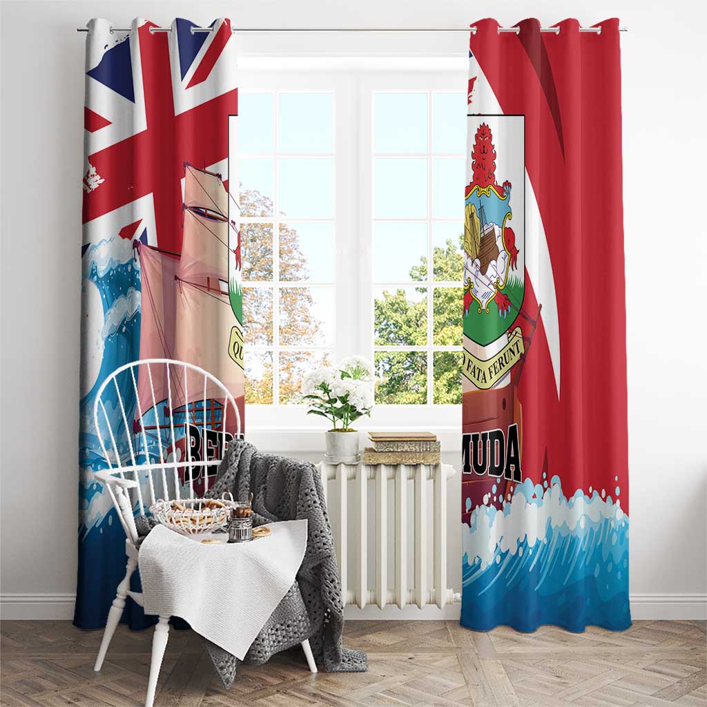 Bermuda Window Curtain Quo Fata Ferunt - Wonder Print Shop